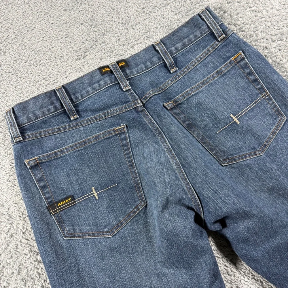Ariat Rebar M4 Relaxed Boot Jeans Mens 32x32 Workwear Cowboy Western Denim
